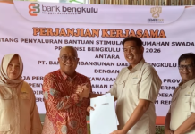 Bank Bengkulu Kembali Dipercaya Salurkan Program BSPS Tahun 2026
