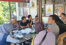 Kapolsek Kota Manna Iptu Revi Hari Sona, Tingkatkan Hubungan dengan Media melalui Coffee Morning