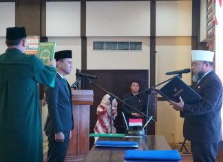 Direktur Kepatuhan Bank Bengkulu Dilantik, Gubernur Tekankan Taat Regulasi