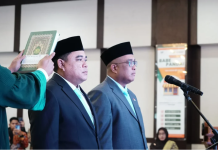 Iswahyudi Resmi Dilantik sebagai Direktur Utama Bank Bengkulu
