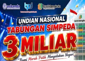 Bengkulu Siap Sambut Undian Nasional Simpeda 2026, Ungu Band Meriahkan Puncak Acara
