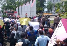 Masyarakat Seluma Kembali Demo Tolak Tambang Pasir Besi