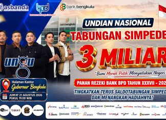 Undian Tabungan Simpeda, Bank Bengkulu Siapkan Motor dan HP untuk Penonton Konser Ungu